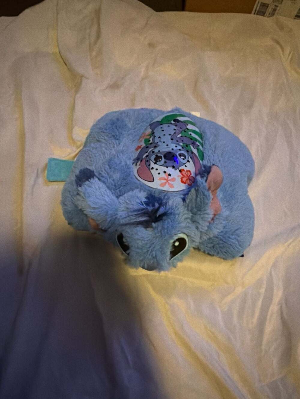 Pillow Pets Disney Lilo & Stitch Lite Night Light Projector Plush works tested